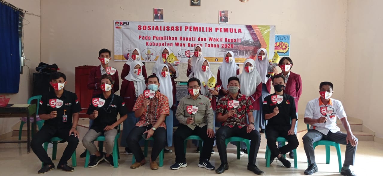 KPU Way Kanan lakukan kegiatan Sosialisasi Pemilih Pemula